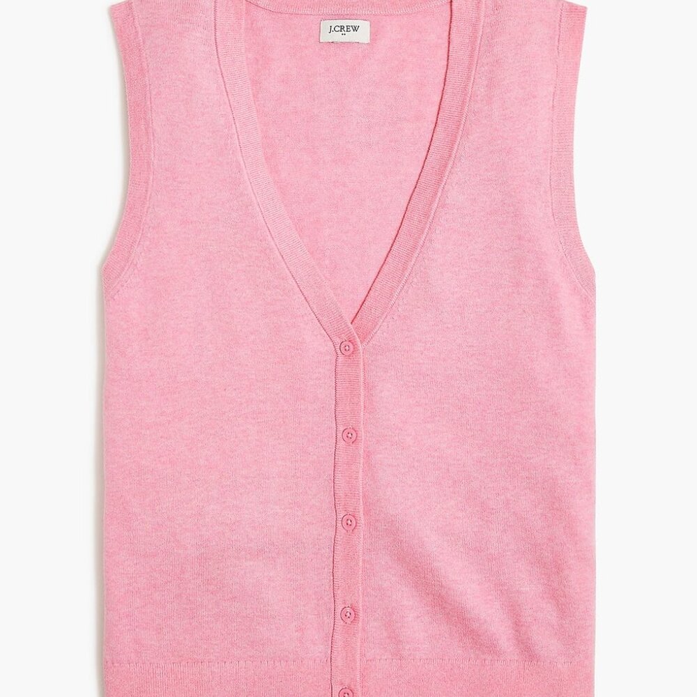 J.Crew Button-Front Sweater Vest Size Small
